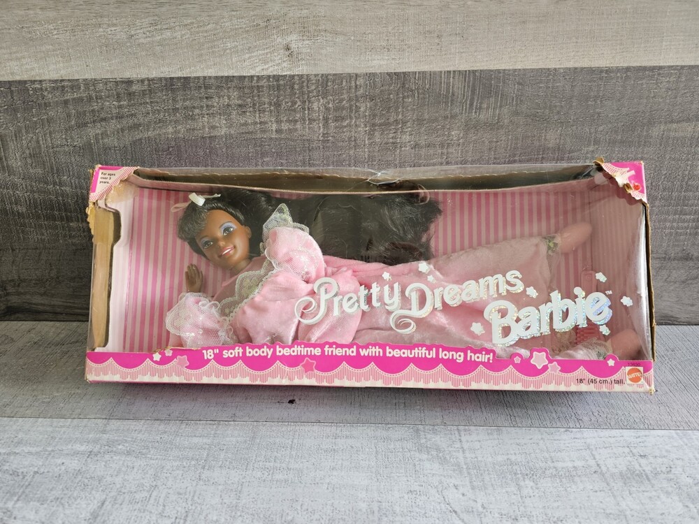 Vintage 1995 Pretty Dreams Barbie Doll #13630 New African American Black RARE